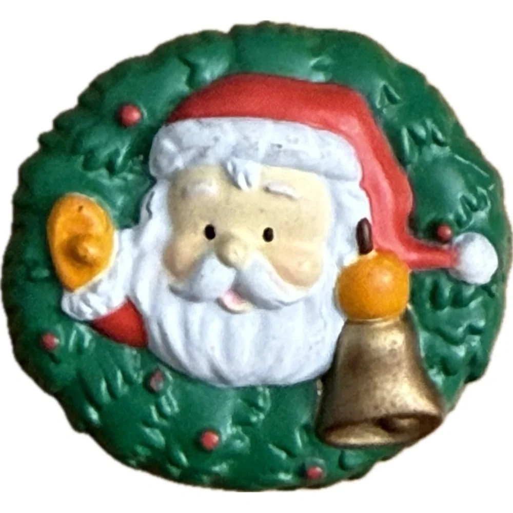 Santa Claus Christmas Brooch‎